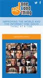 Mobile Screenshot of onegoodthing.org